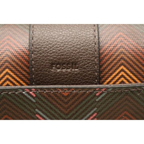 Fossil ZB11089998 Harlow Multi Print Zoey Large Flap Crossbody Bag Purse - Picture 7 of 16